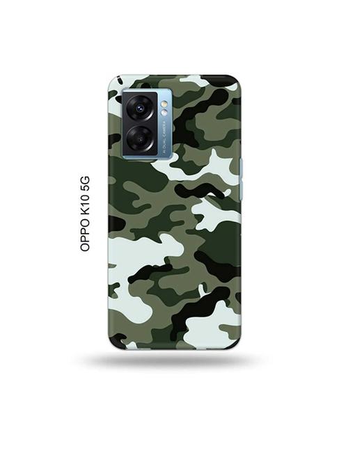 tweakymod designer printed hard case | camouflage green back cover compatible with oppo k10 5g - 19054491 - Very Small Image - 1