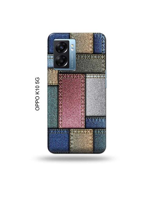 tweakymod designer printed hard case | denim back cover compatible with oppo k10 5g - 19054515 - Very Small Image - 1