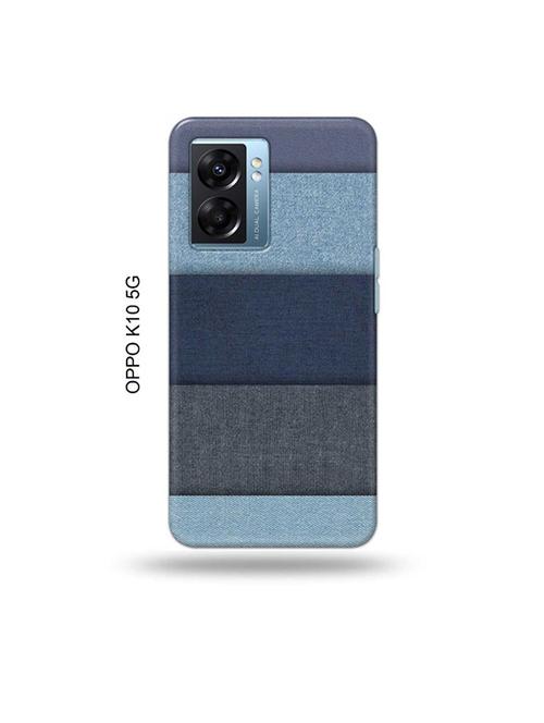 tweakymod designer printed hard case | blue pattern back cover compatible with oppo k10 5g - 19054519 - Very Small Image - 1