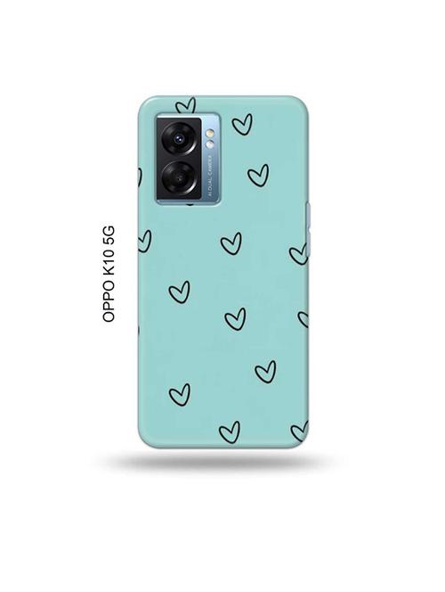 tweakymod designer printed hard case | hearts back cover compatible with oppo k10 5g - 19054541 - Very Small Image - 1