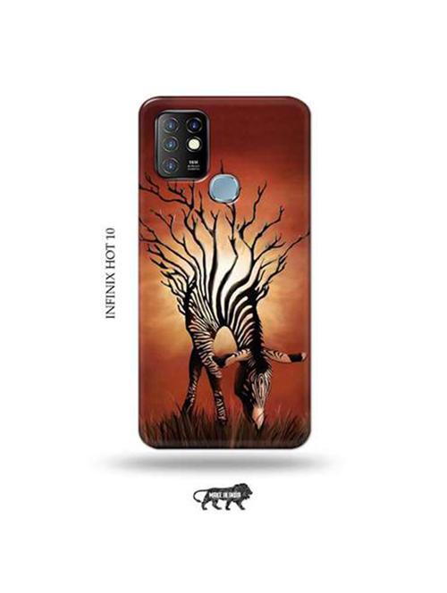 zebra back cover compatible with infinix hot 10 - 19054814 - Very Small Image - 1