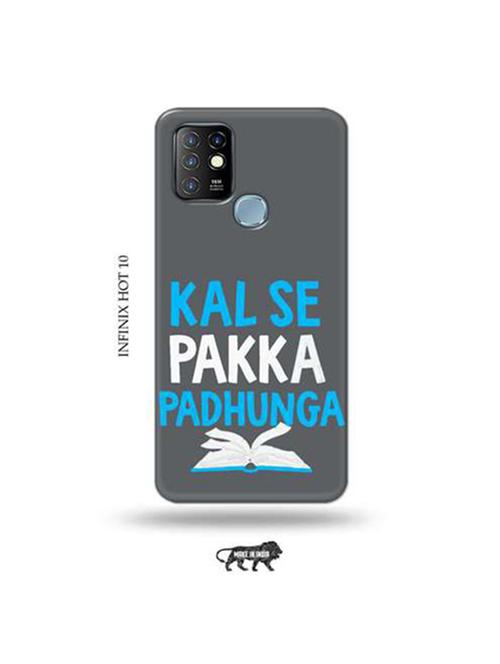 kal se padunga back cover compatible with infinix hot 10 - 19054840 - Very Small Image - 1