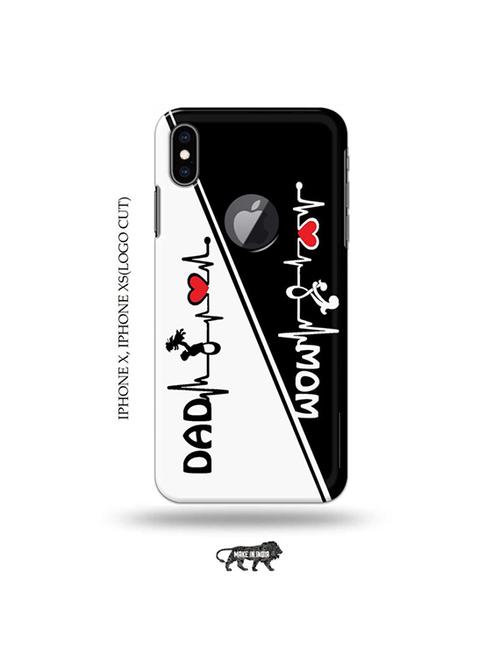 mom dad back cover compatible with iphone x, iphone xs(logo cut) - 19055154 - Very Small Image - 1