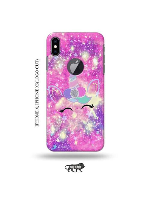 unicorn back cover compatible with iphone x, iphone xs(logo cut) - 19055254 - Very Small Image - 1