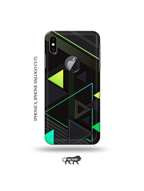 triangular design back cover compatible with iphone x, iphone xs(logo cut) - 19055288 - Very Small Image - 1
