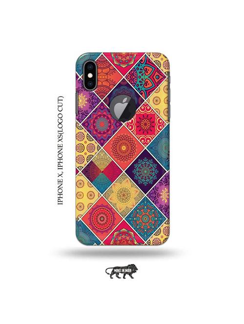 tweakymod designer printed hard case | aztec back cover compatible with iphone x, iphone xs(logo cut) - 19055406 - Very Small Image - 1