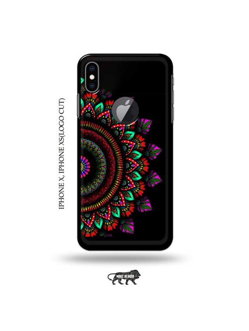tweakymod designer printed hard case | aztec cercle back cover compatible with iphone x, iphone xs(logo cut) - 19055408 - Very Small Image - 1