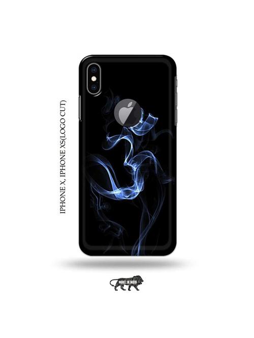 tweakymod designer printed hard case | om back cover compatible with iphone x, iphone xs(logo cut) - 19055420 - Very Small Image - 1