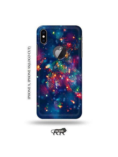 cristmas tree back cover compatible with iphone x, iphone xs(logo cut) - 19055428 - Very Small Image - 1