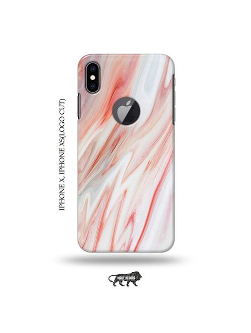 tweakymod designer printed hard case | marble back cover compatible with iphone x, iphone xs(logo cut) - 19055430 - Very Small Image - 1