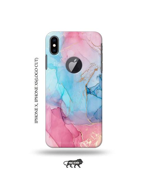 tweakymod designer printed hard case | marble back cover compatible with iphone x, iphone xs(logo cut) - 19055434 - Very Small Image - 1