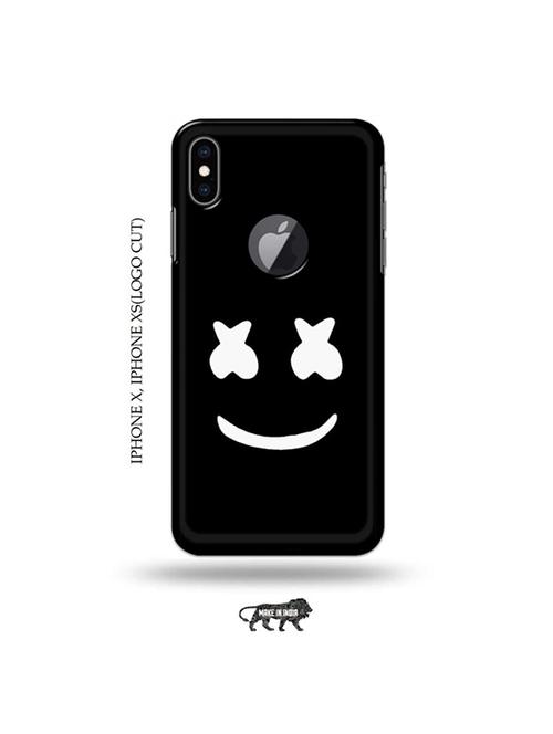 tweakymod designer printed hard case | funny face back cover compatible with iphone x, iphone xs(logo cut) - 19055468 - Very Small Image - 1