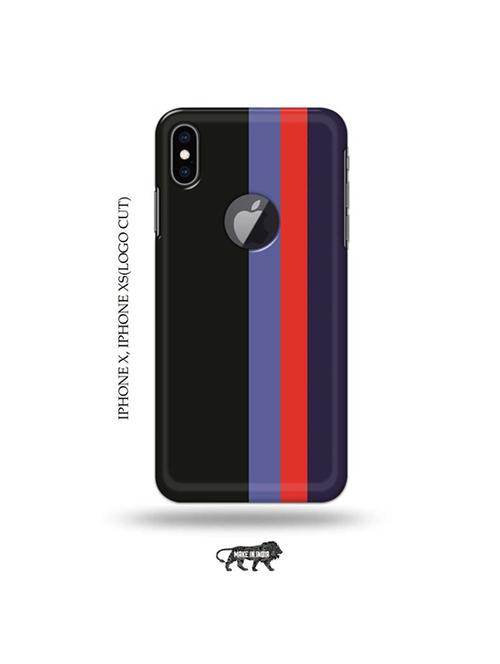 tweakymod designer printed hard case | basic back cover compatible with iphone x, iphone xs(logo cut) - 19055500 - Very Small Image - 1