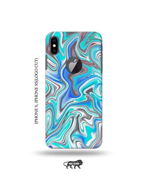 tweakymod designer printed hard case | messy back cover compatible with iphone x, iphone xs(logo cut) - 19055526 - Very Small Image - 1