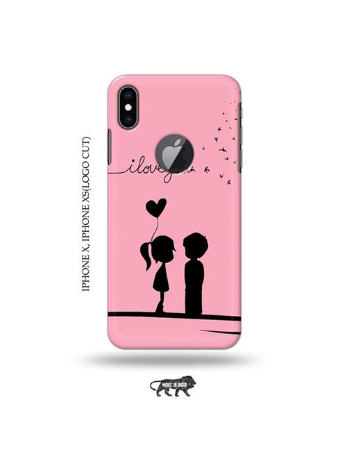 i love you back cover compatible with iphone x, iphone xs(logo cut) - 19055583 - Very Small Image - 1