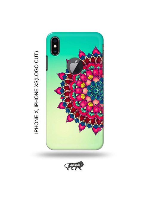 flowers back cover compatible with iphone x, iphone xs(logo cut) - 19055627 - Very Small Image - 1