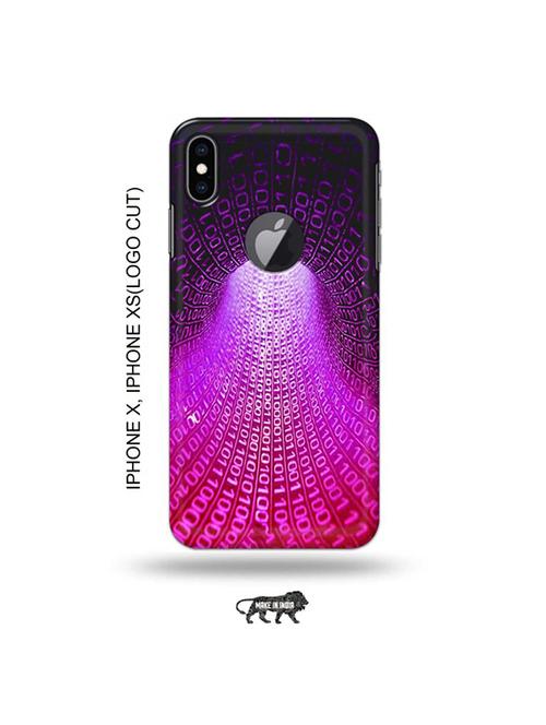 data flow back cover compatible with iphone x, iphone xs(logo cut) - 19055646 - Very Small Image - 1