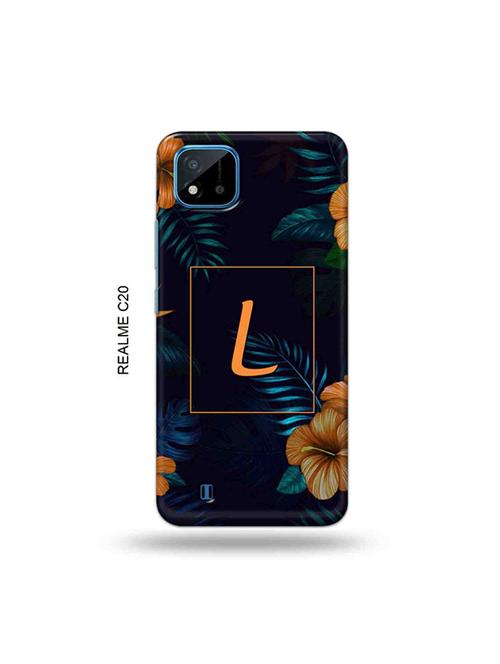 floral l back cover compatible with realme c20, realme c11(2021) - 19055746 - Very Small Image - 1