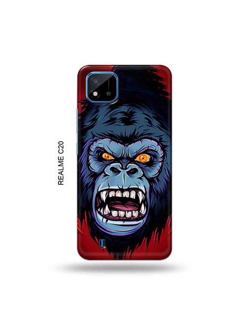 tweakymod designer printed hard case | king ape back cover compatible with realme c20, realme c11(2021) - 19055844 - Very Small Image - 1