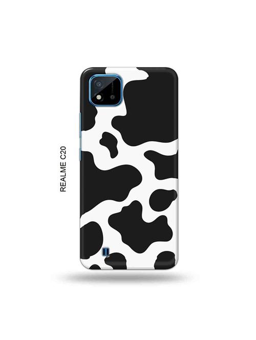 tweakymod designer printed hard case | white black back cover compatible with realme c20, realme c11(2021) - 19055866 - Very Small Image - 1