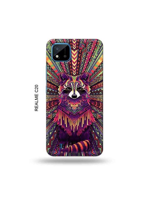 tweakymod designer printed hard case | kalankari fox back cover compatible with realme c20, realme c11(2021) - 19055871 - Very Small Image - 1