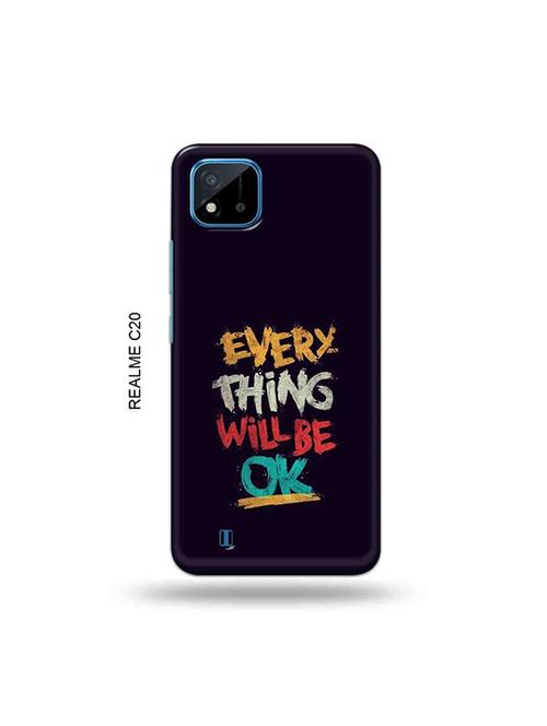 every thing will be ok back cover compatible with realme c20, realme c11(2021) - 19055879 - Very Small Image - 1