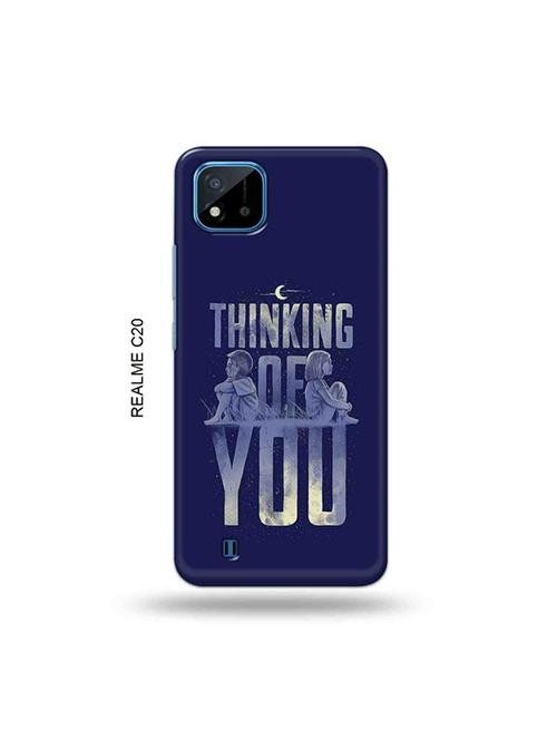 tweakymod designer printed hard case | thinking of you back cover compatible with realme c20, realme c11(2021) - 19055899 - Very Small Image - 1