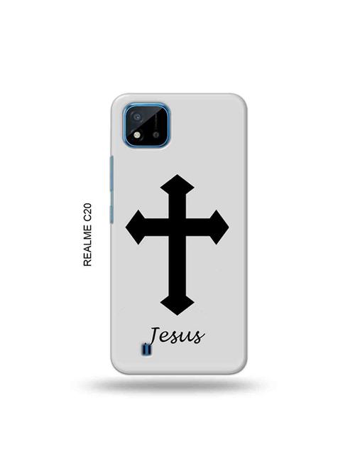 tweakymod designer printed hard case | jesus cross back cover compatible with realme c20, realme c11(2021) - 19055945 - Very Small Image - 1