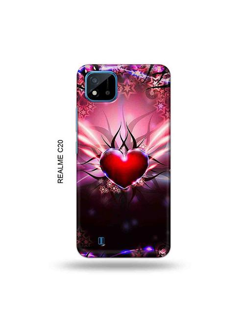heart back cover compatible with realme c20, realme c11(2021) - 19056078 - Very Small Image - 1