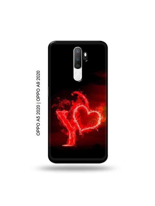 fire heart letter y back cover compatible with oppo a5 2020, oppo a9 2020 - 19058935 - Very Small Image - 1