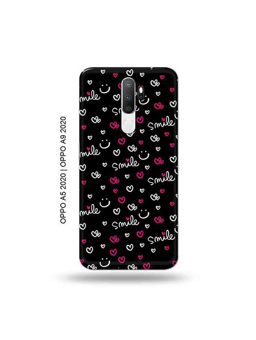 smile doodle back cover compatible with oppo a5 2020, oppo a9 2020 - 19059095 - Very Small Image - 1