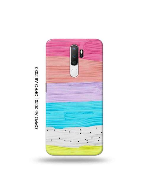colour wood back cover compatible with oppo a5 2020, oppo a9 2020 - 19059238 - Very Small Image - 1