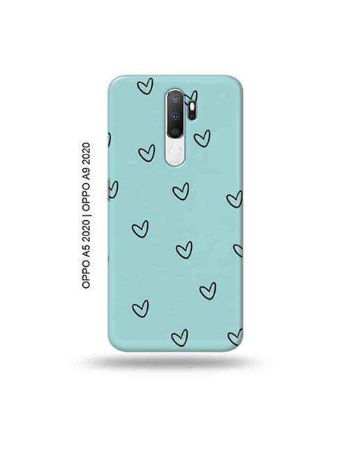 hearts back cover compatible with oppo a5 2020, oppo a9 2020 - 19059346 - Very Small Image - 1