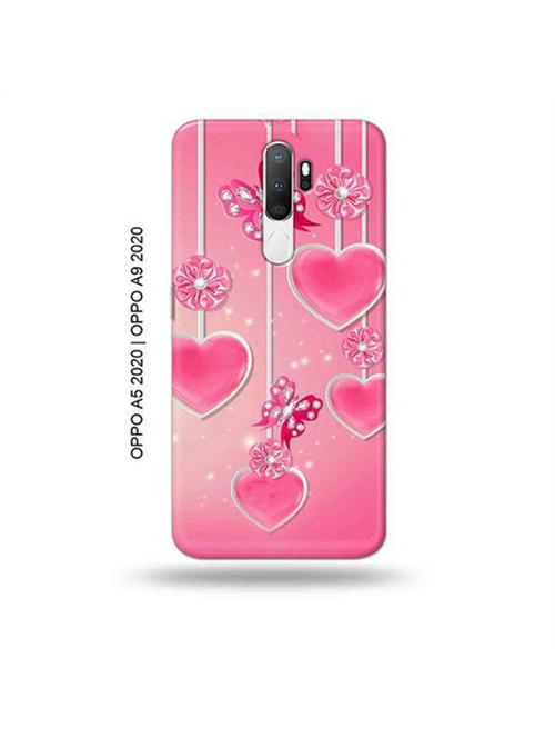 hearts back cover compatible with oppo a5 2020, oppo a9 2020 - 19059350 - Very Small Image - 1