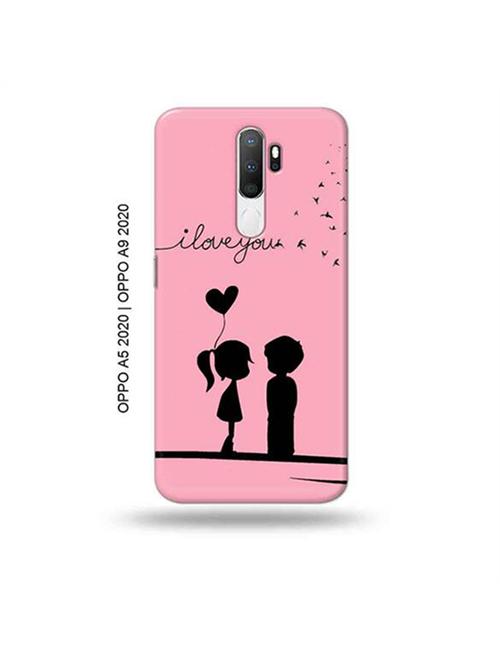 i love you back cover compatible with oppo a5 2020, oppo a9 2020 - 19059351 - Very Small Image - 1