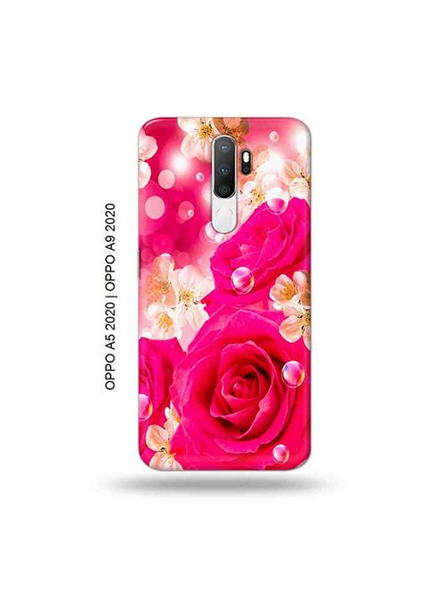 flowers back cover compatible with oppo a5 2020, oppo a9 2020 - 19059388 - Very Small Image - 1