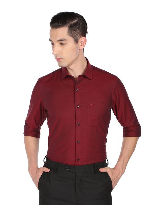 mens solid casual shirt - 19061101 - Very Small Image - 1