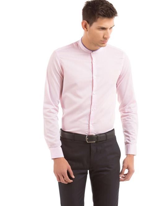 pink cotton casual shirt - 19062126 - Very Small Image - 1