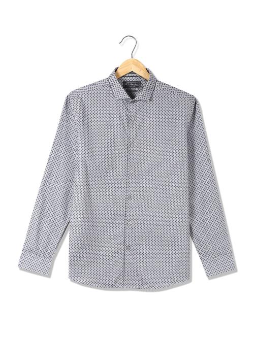 grey cotton casual shirt - 19064283 - Very Small Image - 1