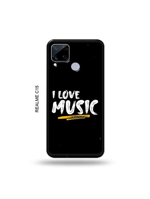 i love music back cover compatible with realme c15 - 19065414 - Very Small Image - 1