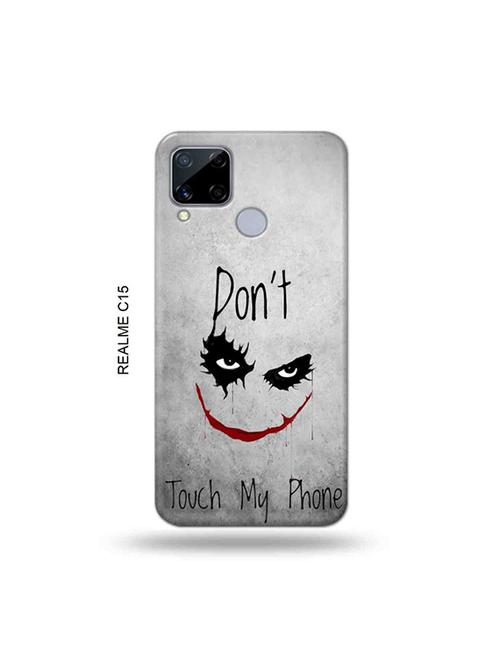 don't touch my phone back cover compatible with realme c15 - 19065493 - Very Small Image - 1