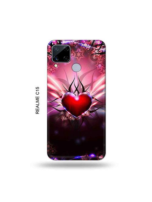 heart back cover compatible with realme c15 - 19065603 - Very Small Image - 1