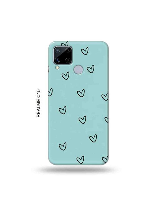 hearts back cover compatible with realme c15 - 19065624 - Very Small Image - 1