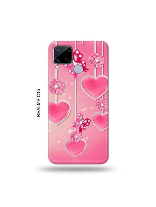hearts back cover compatible with realme c15 - 19065627 - Very Small Image - 1