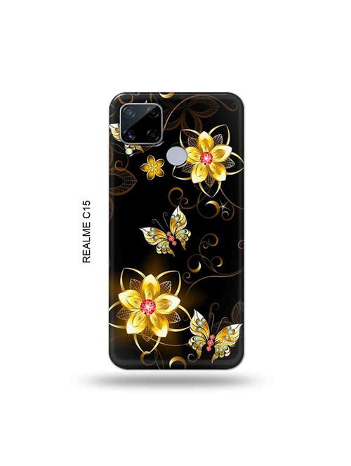 flowers back cover compatible with realme c15 - 19065636 - Very Small Image - 1