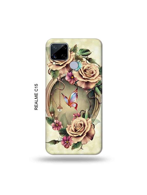 floral back cover compatible with realme c15 - 19065639 - Very Small Image - 1