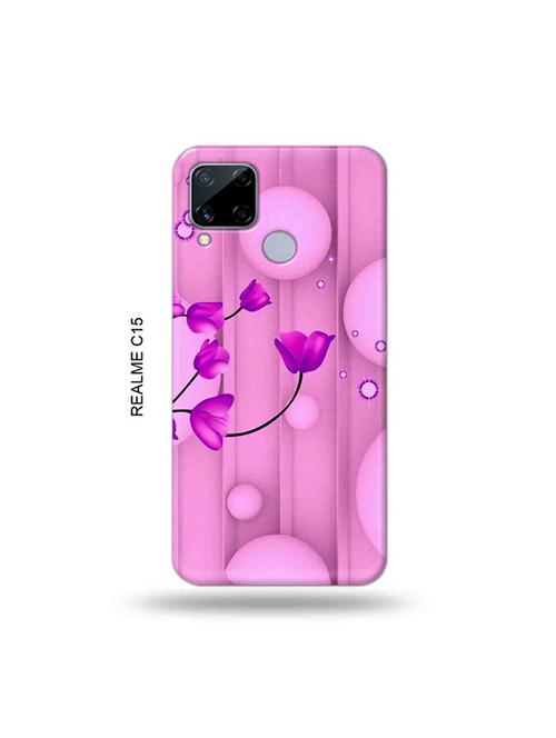 flowers back cover compatible with realme c15 - 19065646 - Very Small Image - 1