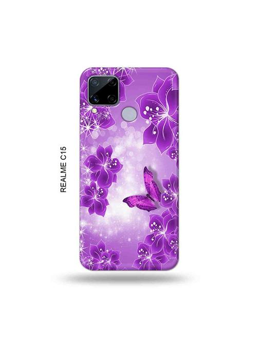 flowers back cover compatible with realme c15 - 19065652 - Very Small Image - 1