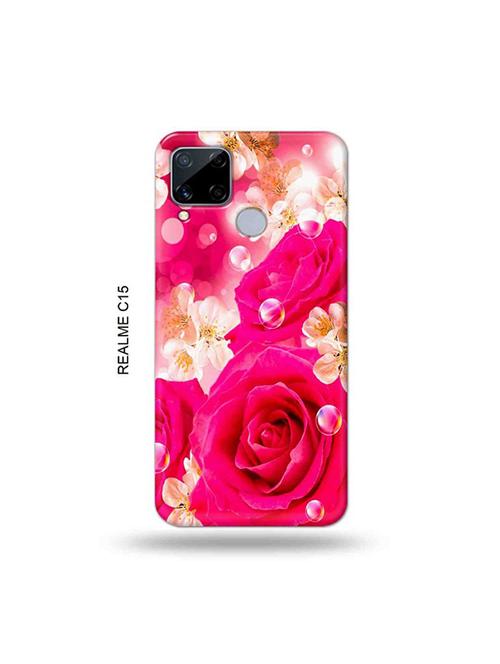 flowers back cover compatible with realme c15 - 19065662 - Very Small Image - 1