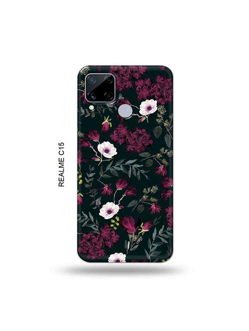 flowers back cover compatible with realme c15 - 19065665 - Very Small Image - 1